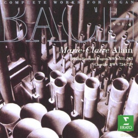 Alain: Bach: Orgelwerke Vol.4 [CD]