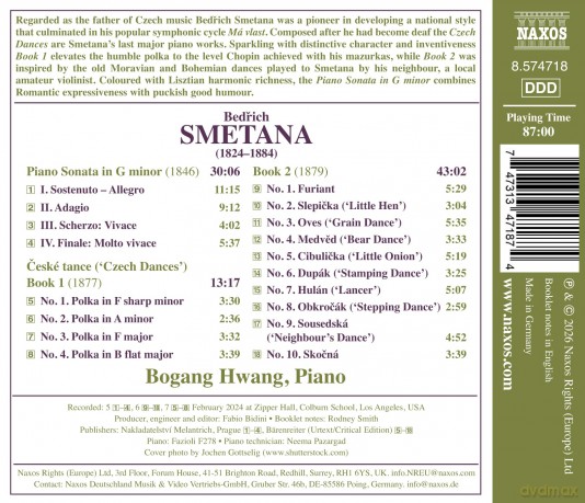 Bedrich Smetana (1824-1884): Klavierwerke [CD]