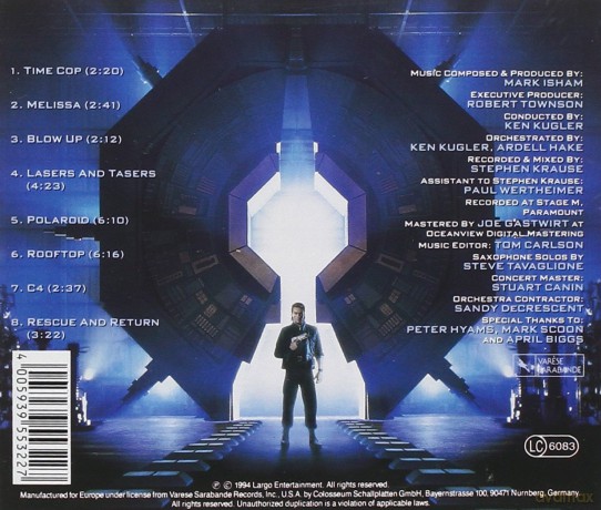 Timecop soundtrack (Strażnik Czasu) (Mark Isham) [CD]