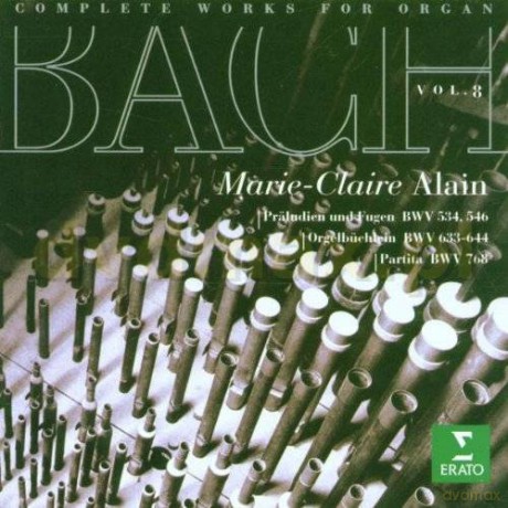 Alain: Bach: Orgelwerke Vol.8 [CD]