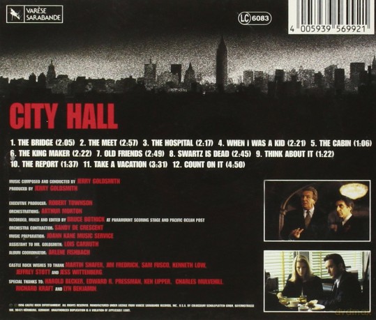 City Hall soundtrack (Ludzie Miasta) [CD]