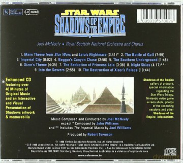 Star Wars: Shadows of the Empire soundtrack [CD]