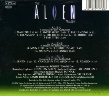 The Alien Trilogy: Themes from Alien, Aliens and Alien 3 soundtrack (Obcy - Obcy 3) [CD]