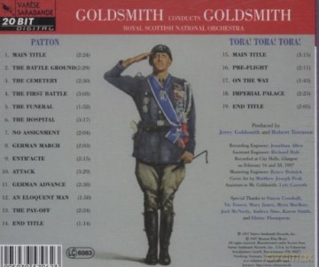 Patton / Tora! Tora! Tora! soundtrack (Jerry Goldsmith) [CD]