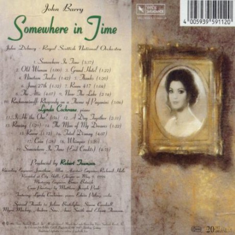 Somewhere in Time soundtrack (Gdzieś w Czasie) (John Debney) [CD]