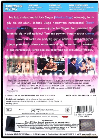 Miesiąc miodowy w Las Vegas [DVD]