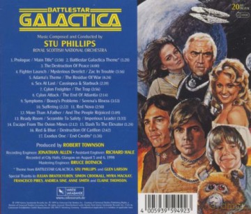 Battlestar Galactica soundtrack (Stu Phillips) [CD]