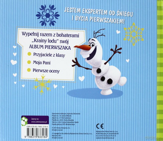 Album Pierwszaka Kraina Lodu Disney [KSIĄŻKA]