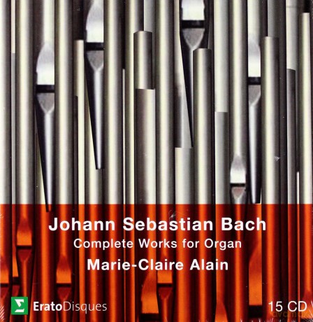 Marie-Claire Alain: Bach: Complete Organ Works [15CD]