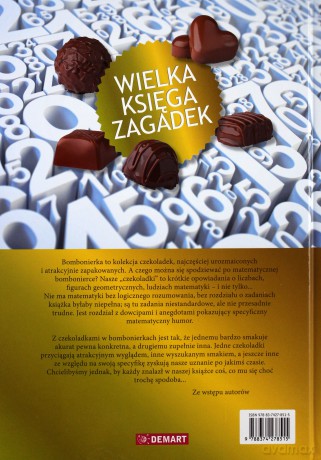 Bombonierka Matematyczna Wielka Księga Zagadek - Krzysztof Ciesielski, Zdzisław Pogoda [KSIĄŻKA]