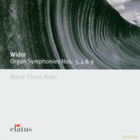 Marie-Claire Alain: Widor: Orgel Sinfonien Nr.3,4,9 [CD]