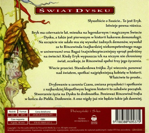 Eryk Świat Dysku - Terry Pratchett [AUDIOBOOK]