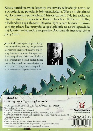 Najsłynniejsze Legendy Europejskie - Dimiter Inkiow [AUDIOBOOK] [CD-MP3]