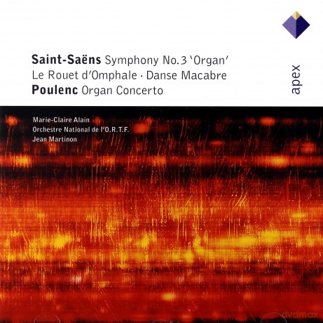 Alain/Martinon/Orch.National D: Saint-Saens/Poulenc: Sym.No.3/C [CD]