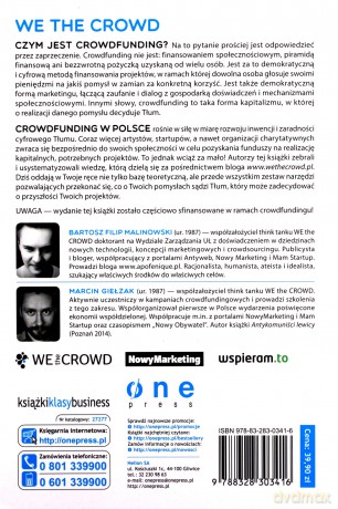 Crowdfunding Zrealizuj Swój Pomysł Ze Wsparciem Cyfrowego Tłumu - Bartosz Filip Malinowski, Marcin Giełzak [KSIĄŻKA]