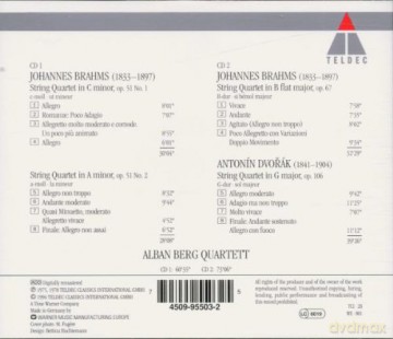 Alban Berg Quartett: Brahms/Dvorak: String Quartets [2CD]