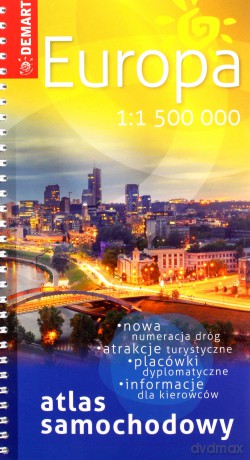 Europa Atlas Samochodowy [KSIĄŻKA]