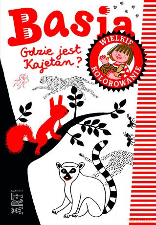 Gdzie Jest Kajetan Wielkie Kolorowanie - Zofia Stanecka [KSIĄŻKA]