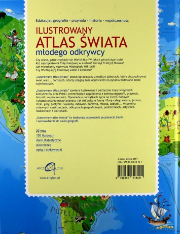 Ilustrowany Atlas Świata Młodego Odkrywcy [KSIĄŻKA]