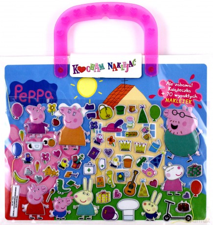 Kocham Naklejać Świnka Peppa [KSIĄŻKA]