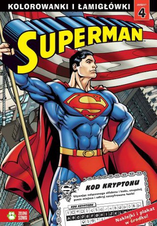 Kolorowanki i Łamigłówki Superman [KSIĄŻKA]