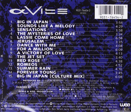 Alphaville: First Harvest 1984-92 [CD]