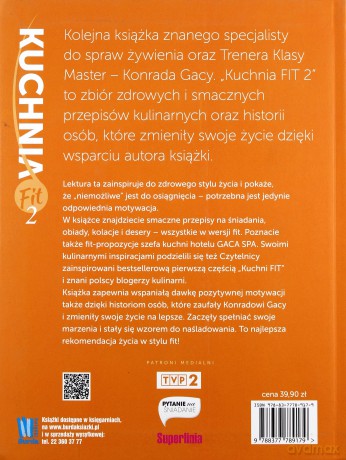 Kuchnia Fit 2 Wspólne Gotowanie - Konrad Gaca [KSIĄŻKA]