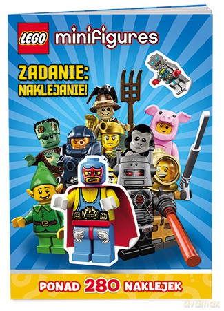 Lego Minifigures Zadanie Naklejanie [KSIĄŻKA]