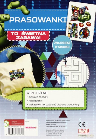 Moje Projekto z Drużyną Avengers Prasowanki Marvel [KSIĄŻKA]