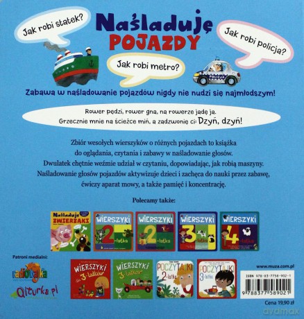 Naśladuję Pojazdy 2-Latek Umie - Urszula Kozłowska [KSIĄŻKA]