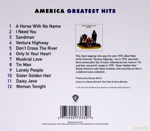 America: History - America's Greatest Hits [CD]