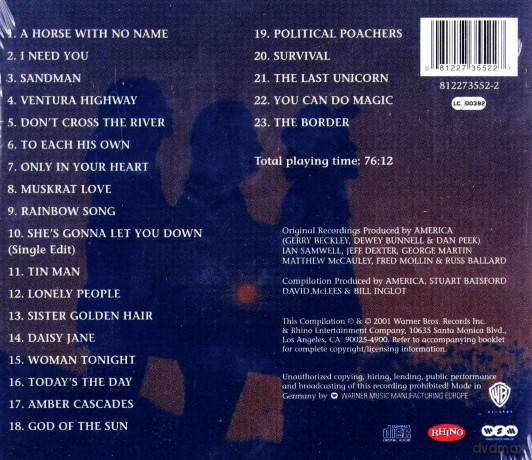 America: The Definitive America [CD]