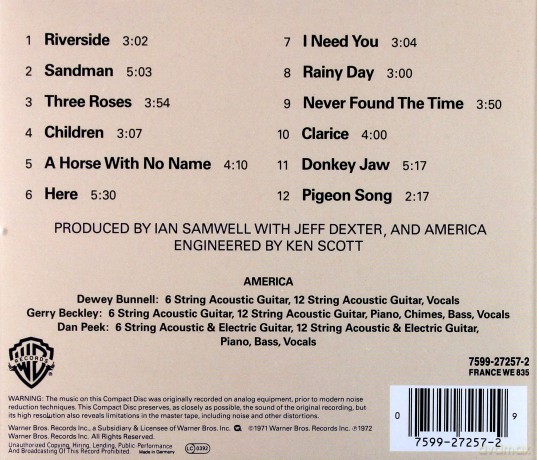 America: America [CD]