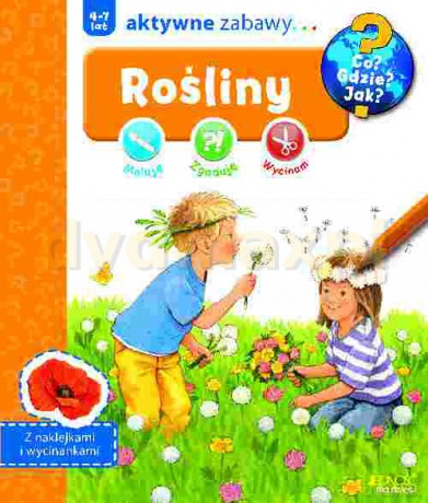 Rośliny Maluję Zgaduję Wycinam [KSIĄŻKA]