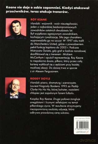 Roy Keane Druga Połowa - Roddy Doyle [KSIĄŻKA]