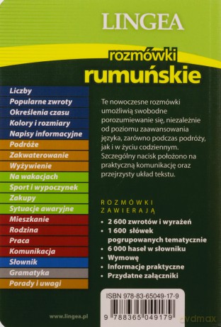 Rozmówki Rumuńskie [KSIĄŻKA]