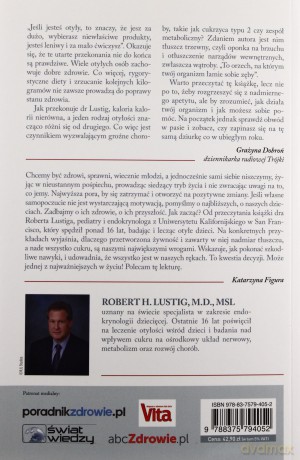 Słodka Pułapka Jak Wygrać z Cukrem Żywnością Przetworzoną Otyłością i Chorobami - Robert Lustig [KSIĄŻKA]
