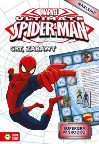 Spider Man Gry i Zabawy Marvel [KSIĄŻKA]