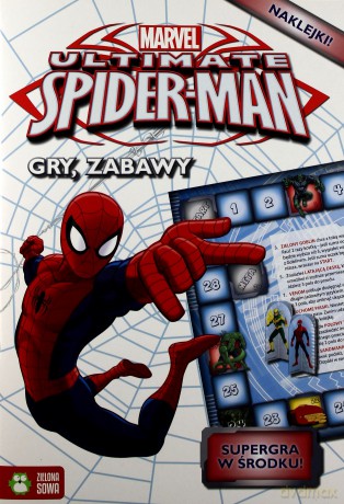 Spider Man Gry i Zabawy Marvel [KSIĄŻKA]