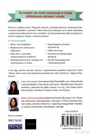 Sposoby Francuzek Na Urodę Szczupłą Sylwetkę i Zdrowie - Anne Ghesquiere [KSIĄŻKA]