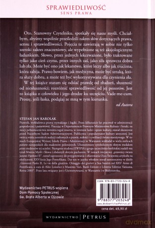 Sprawiedliwość Sens Prawa - Stefan J. Karolak [KSIĄŻKA]