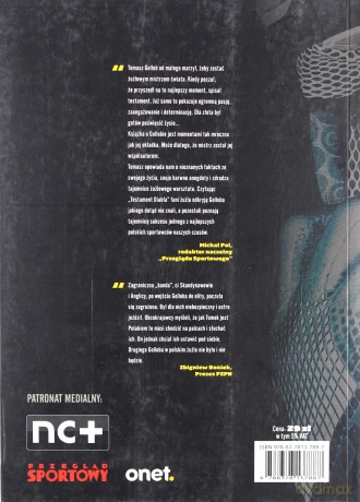 Testament Diabła 44 Historie z Życia Mistrza - Tomasz Golob, Dariusz Ostafiński [KSIĄŻKA]