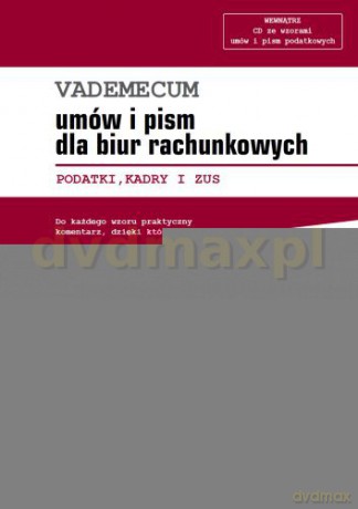 Vademecum Umów i Pism Dla Biur Rachunkowych [KSIĄŻKA]