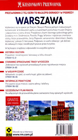 Warszawa Od Środka Kieszonkowy Przewodnik - Jerzy Stanisław Majewski [KSIĄŻKA]