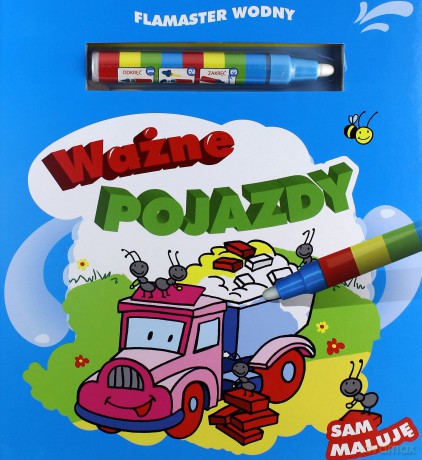 Ważne Pojazdy Flamaster Wodny - Urszula Kozłowksa [KSIĄŻKA]