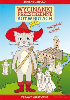 Wycinanki Przestrzenne Kot w Butach - Guzowska Beata, Matwijow Michał [KSIĄŻKA]