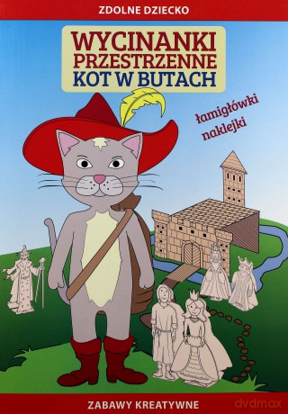 Wycinanki Przestrzenne Kot w Butach - Guzowska Beata, Matwijow Michał [KSIĄŻKA]