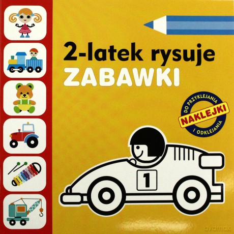 Zabawki 2-Latek Rysuje - Anita Głowińska [KSIĄŻKA]