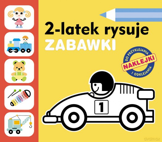 Zabawki 2-Latek Rysuje - Anita Głowińska [KSIĄŻKA]