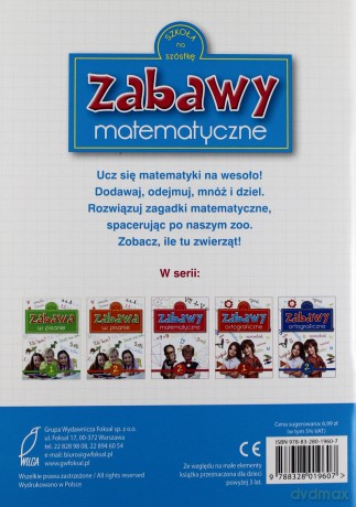 Zabawy Matematyczne - Katarzna Sarna [KSIĄŻKA]